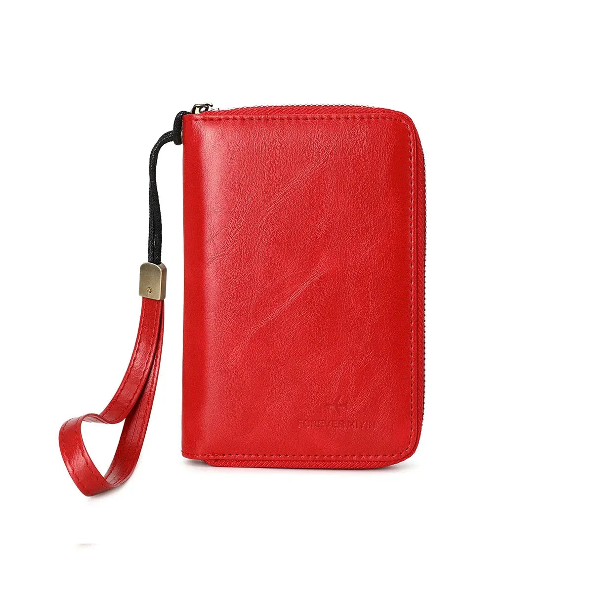 Amor - RFID Blocking Passport Holder Travel Wallet with Wrist Strap