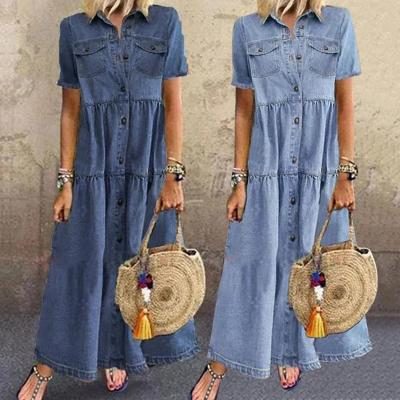 Shaniah - Classic Denim Casual Dress