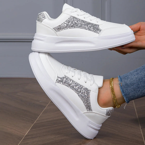 Ambry - Chic White Sneakers