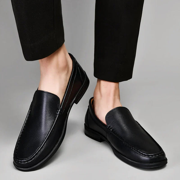 Edgar - Workwear Black Shoes