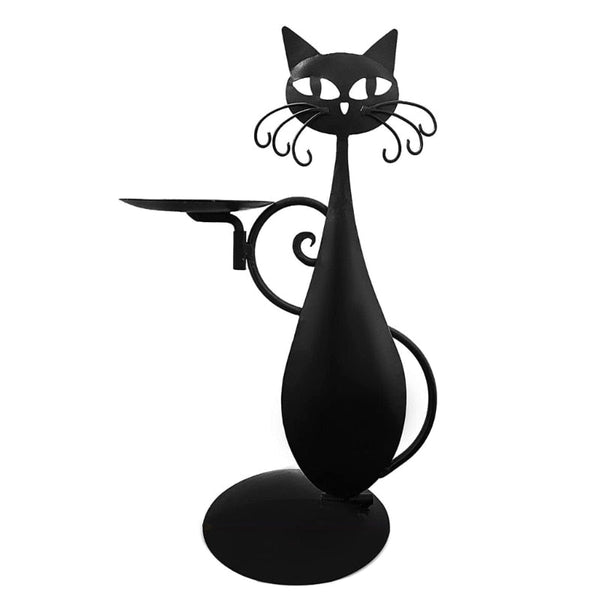 Black Cat Candle Holder – Playful & Chic – A Must-Have for Cat Lovers and Decor Enthusiasts