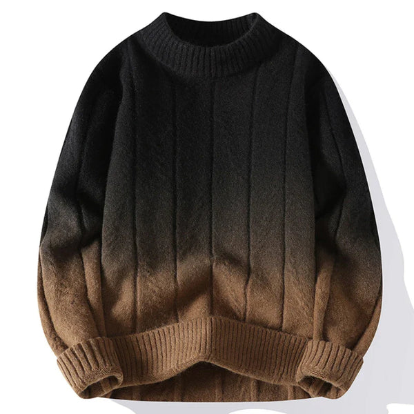 Iago - Men's Loose Color-Matching Knit Pullover