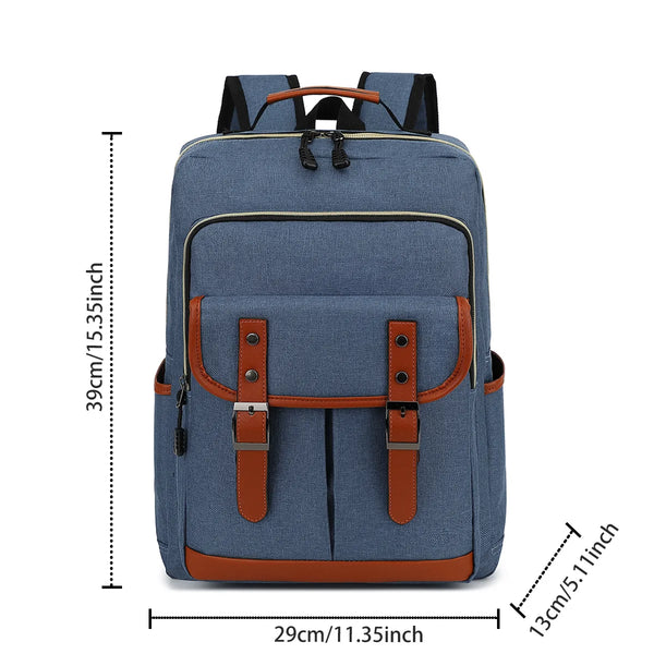 Junrel - Large Waterproof Business Travel Laptop Backpack