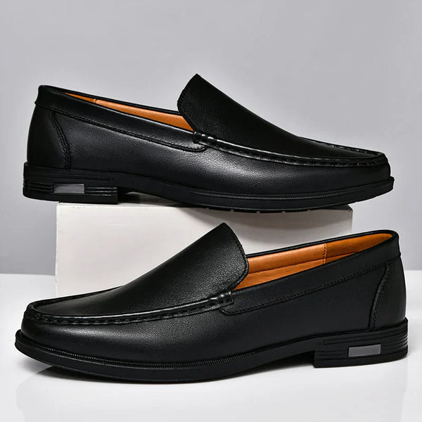 Edgar - Workwear Black Shoes