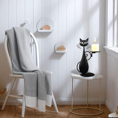 Black Cat Candle Holder – Playful & Chic – A Must-Have for Cat Lovers and Decor Enthusiasts