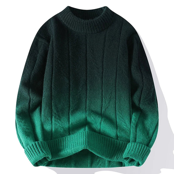 Iago - Men's Loose Color-Matching Knit Pullover