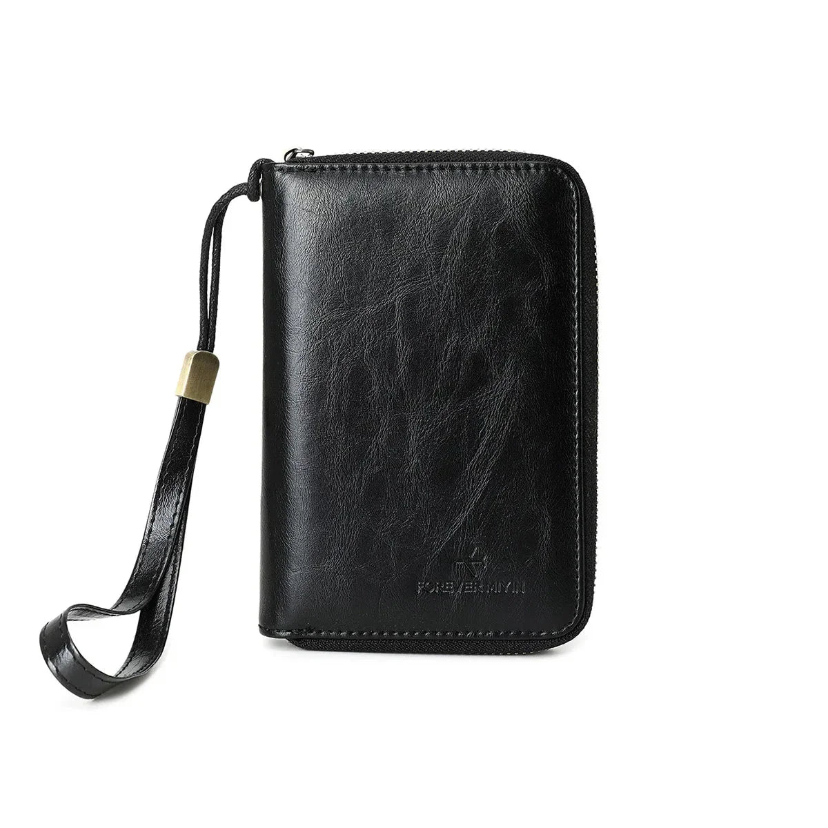 Amor - RFID Blocking Passport Holder Travel Wallet with Wrist Strap