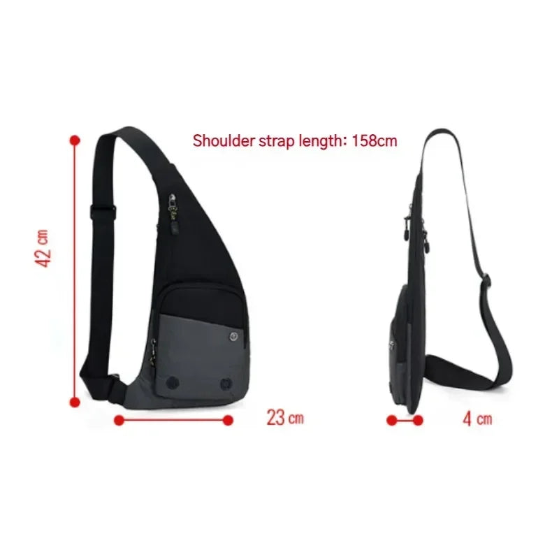 Whayne - Slim Waterproof Crossbody Sling Bag