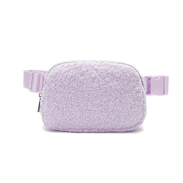 Jhovy - Casual Plush Crossbody Waist Bum Bag