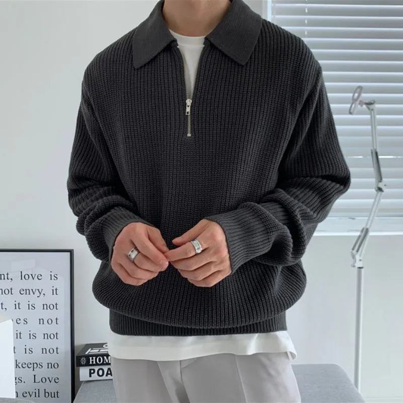 Anton | Quarter Zip Sweater