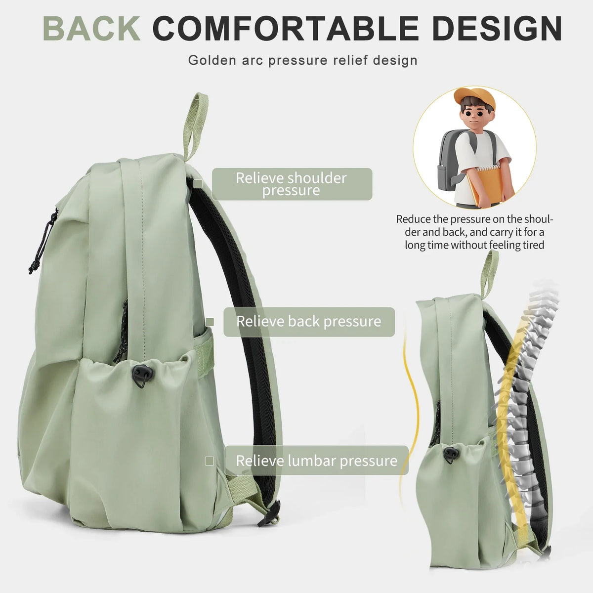 Terry - Large Waterproof Anti-theft Laptop Travel Backpack