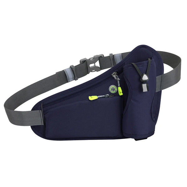 Gerelie - Sports Hydration Crossbody Bum Bag with Water Bottle Holder