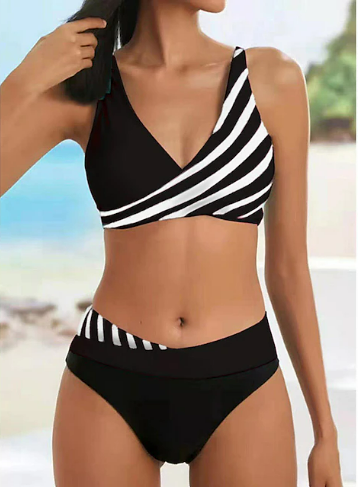 Seneca - Striped Print Bikini Set