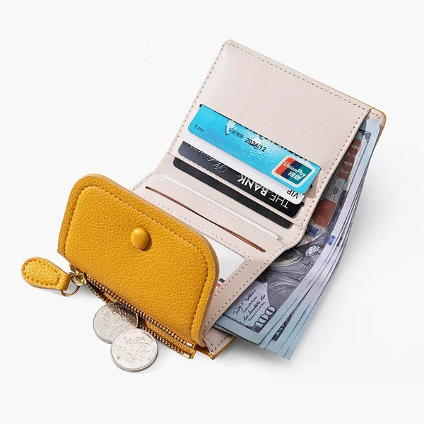 Joanna - Short Snap Closure Mini Travel Wallet