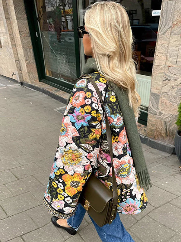 Naomi - Flower Print Jacket