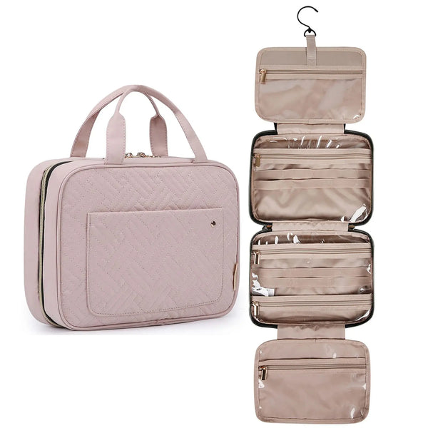 Tina - Water-Resistant Hanging Travel Toiletry Bag