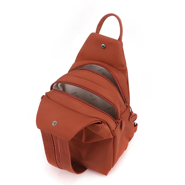 Kathy - Water-Resistant Crossbody Sling Bag Convertible Backpack