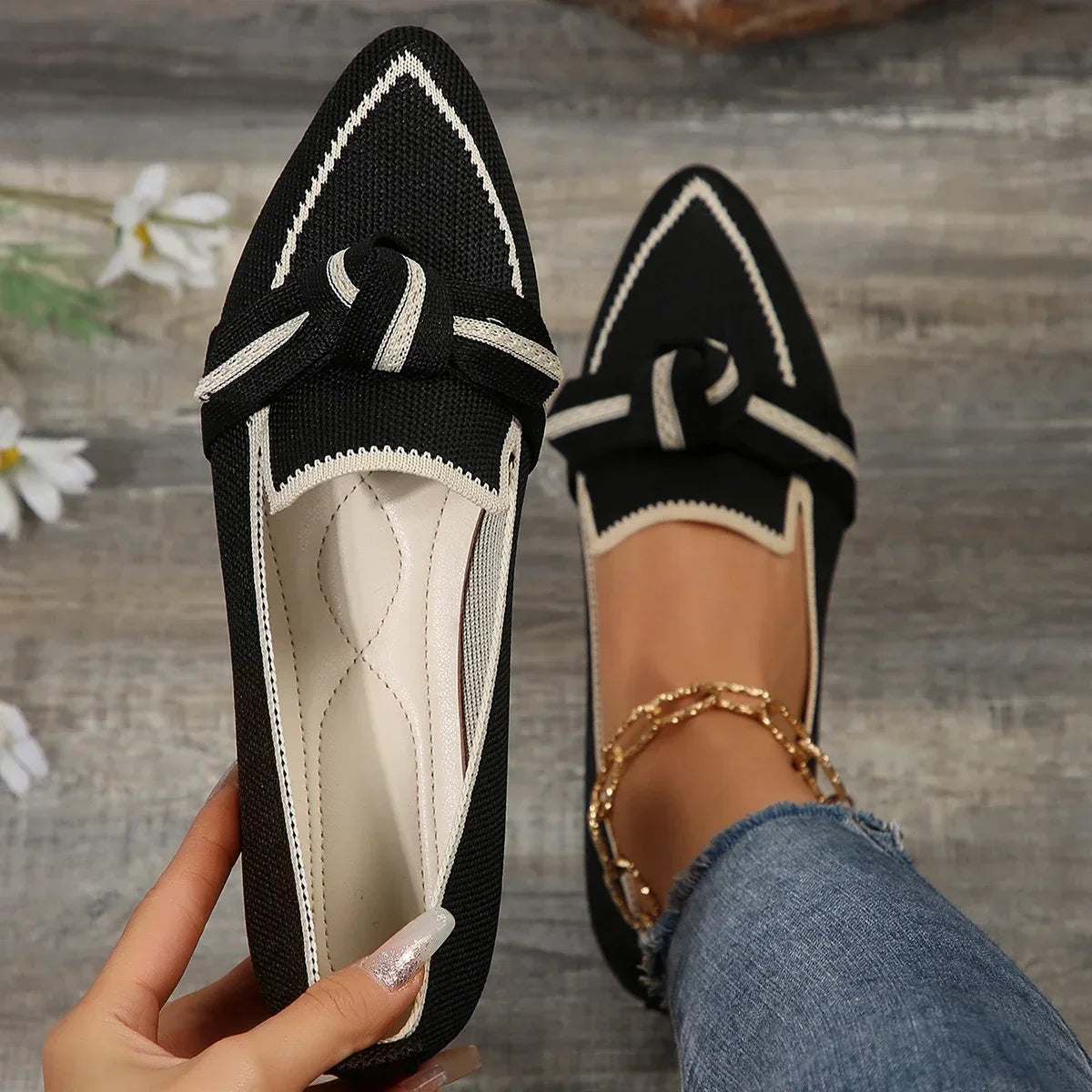 Alannah - Pointed Loafers for Women