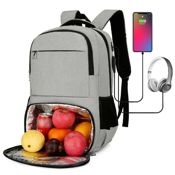 Jaxn - Multi-Functional Waterproof Travel Backpack with Insulated Lunch Compartment