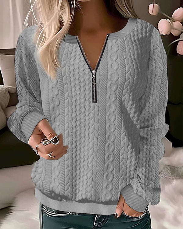 Charlotte - Sweater with Zipper