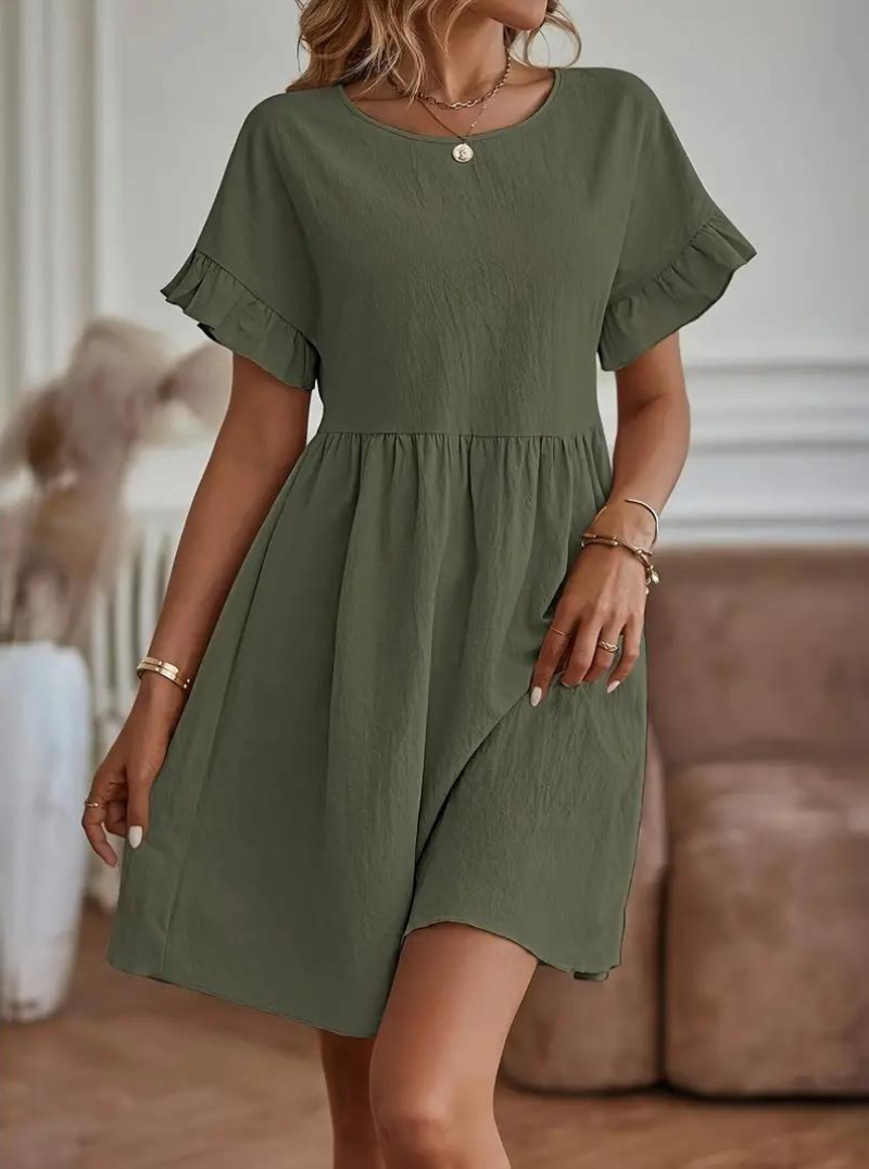 Aleli - Casual Shirt Mini Dress