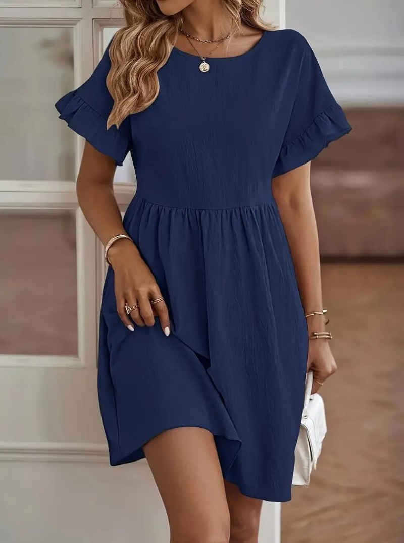 Aleli - Casual Shirt Mini Dress