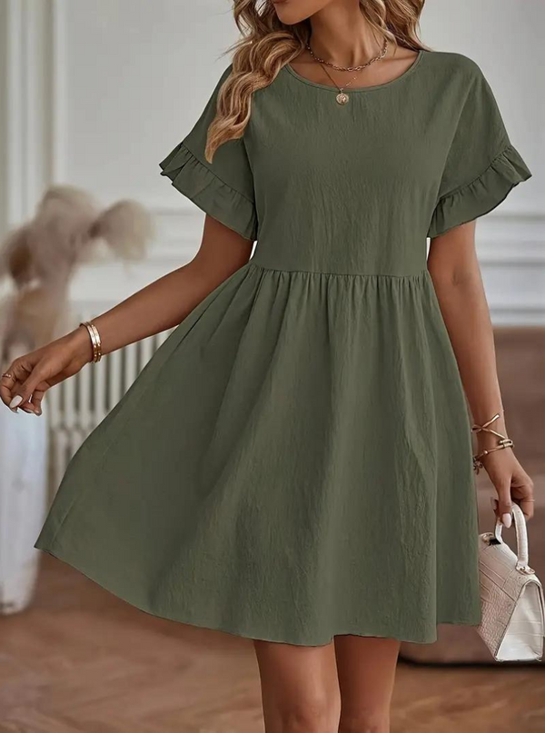 Aleli - Casual Shirt Mini Dress