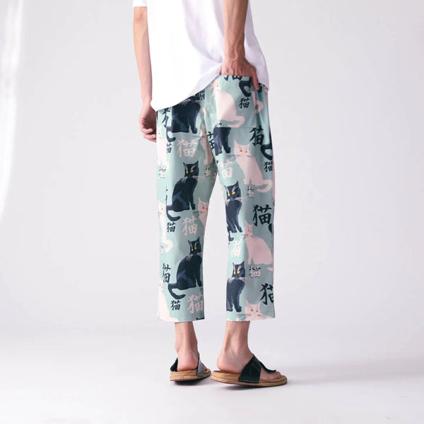 Kit - Cat Print Pants