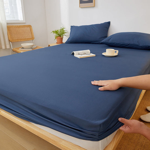 EasyMake Cotton Fitted Sheet Set - 2 Free Pillowcases for Ultimate Comfort