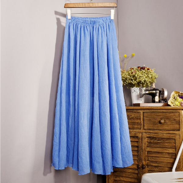 Jheara - Women's Midi Pleated Skirts