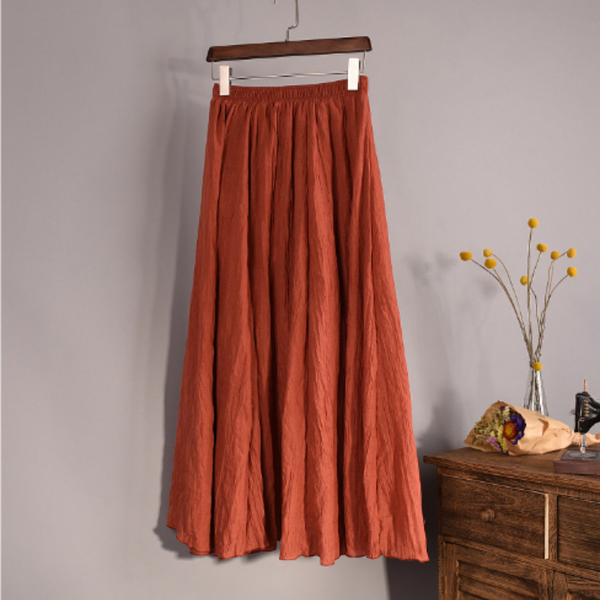 Jheara - Women's Midi Pleated Skirts