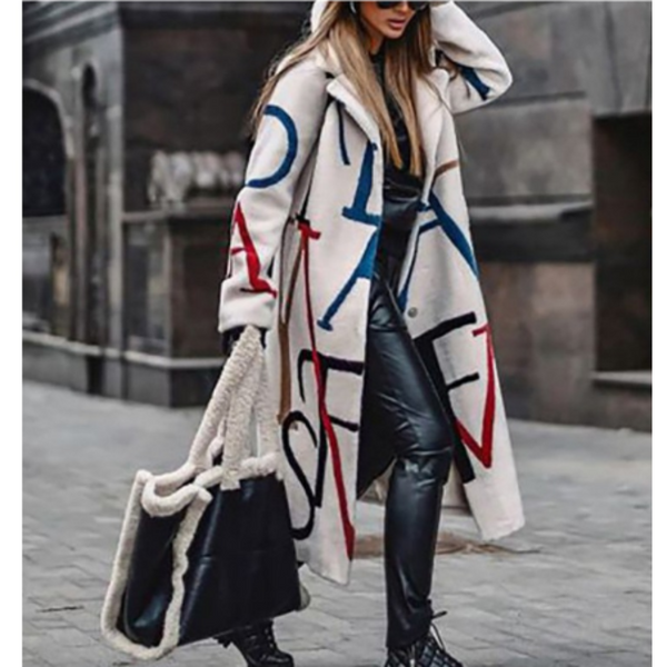 Lana - Chic Long Coat with Designer Flair