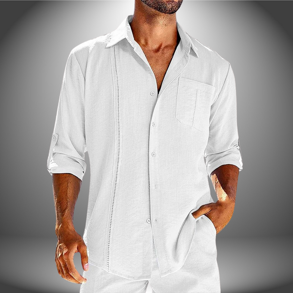 Melvin - Elegant Men's V-Neck Tops