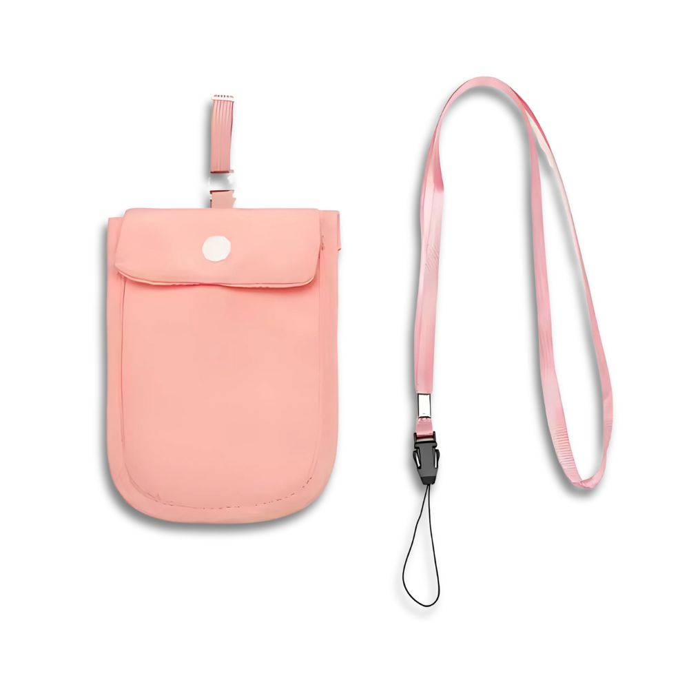 Sharifa - RFID Travel Bra Wallet with Adjustable Strap