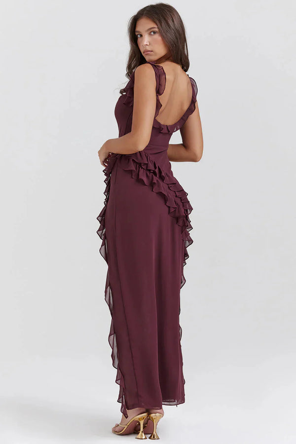 Linley - Sleeveless Slit Maxi Dress