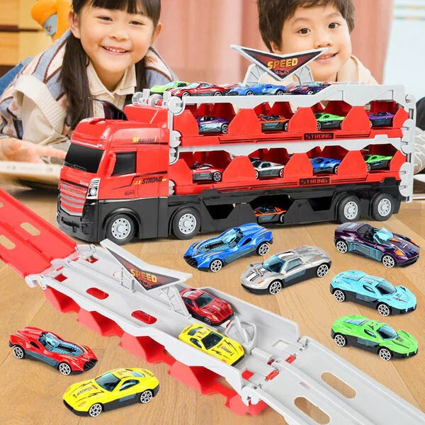 Toy Trailer with Cars – Perfect for Hours of Fun and Imaginative Play