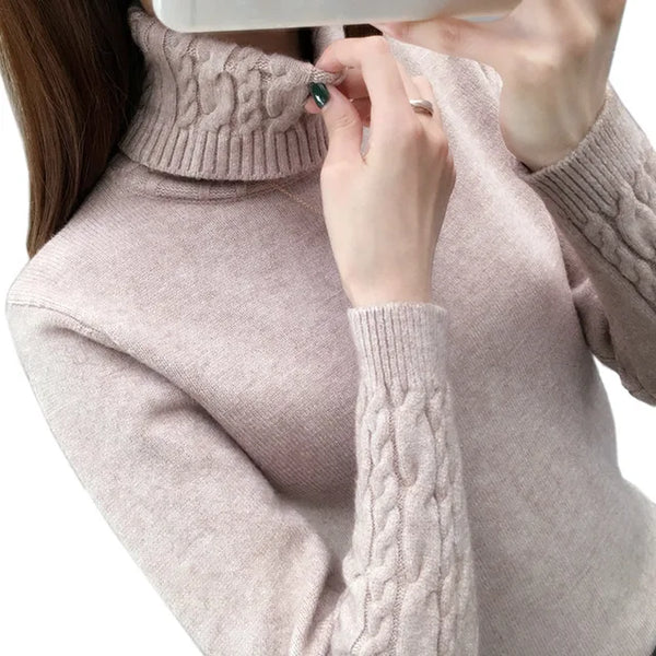 Kelsy - Warm Turtleneck Sweater