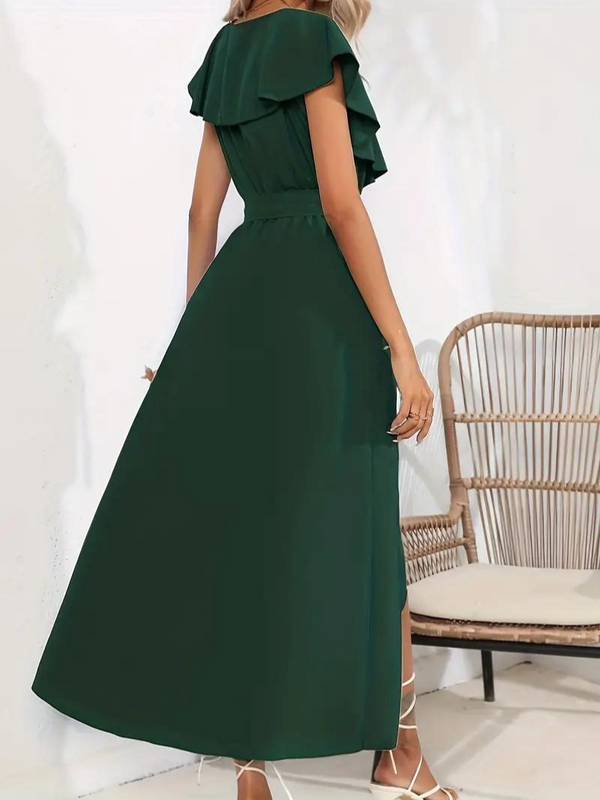 Hartley - Flowy Elegant V-Neck Dress