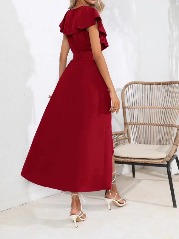 Hartley - Flowy Elegant V-Neck Dress