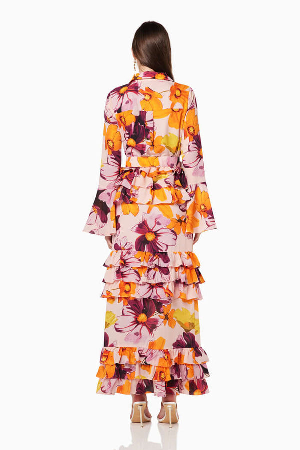 Cyra - Floral Long Sleeves Dress