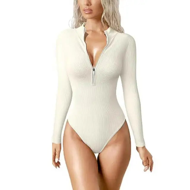 Vera | Sleek Long Sleeve Swimwear