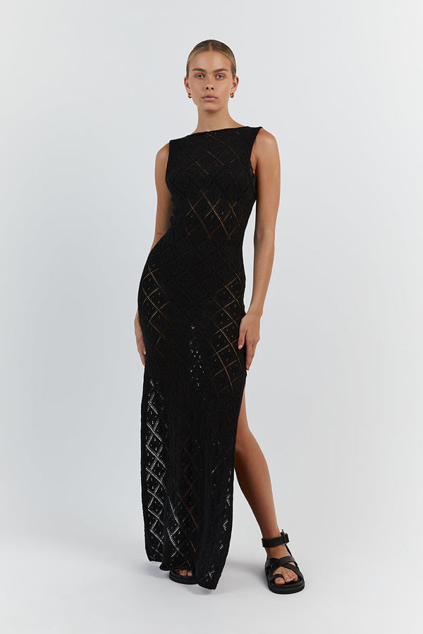 Elara - Slit Maxi Dress