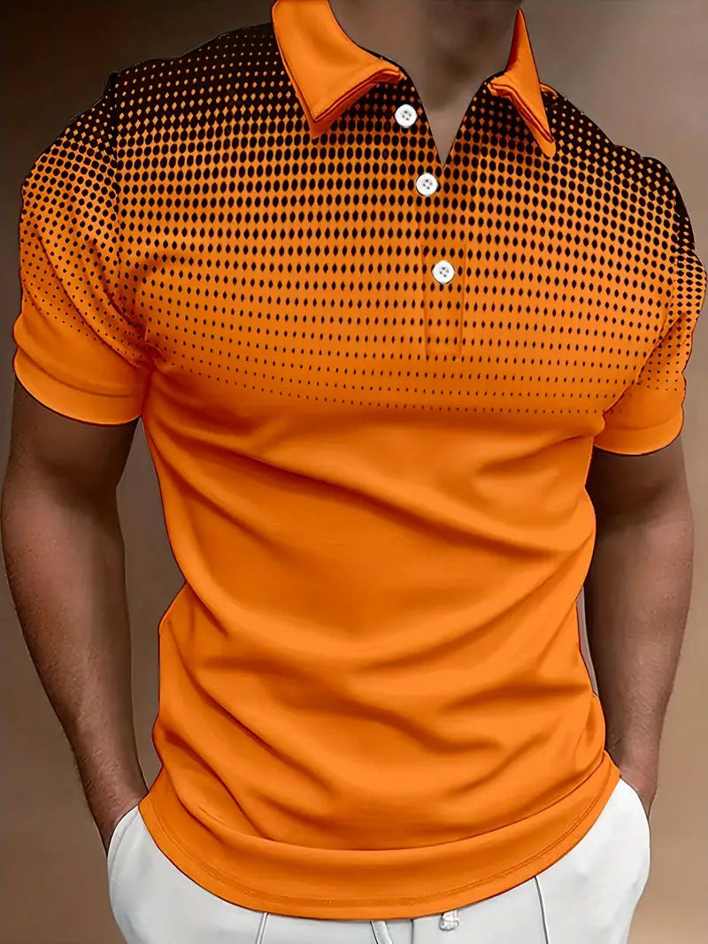 Wyatt - Gradient Polo Shirt for Men