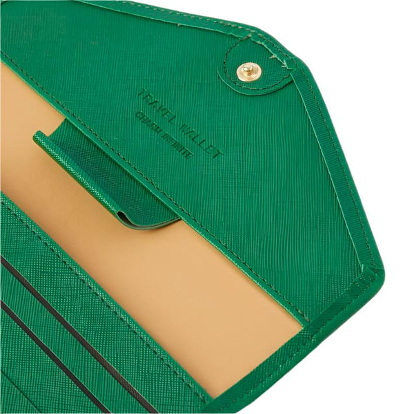 Kenaf - Green Travel Wallet Passport Holder