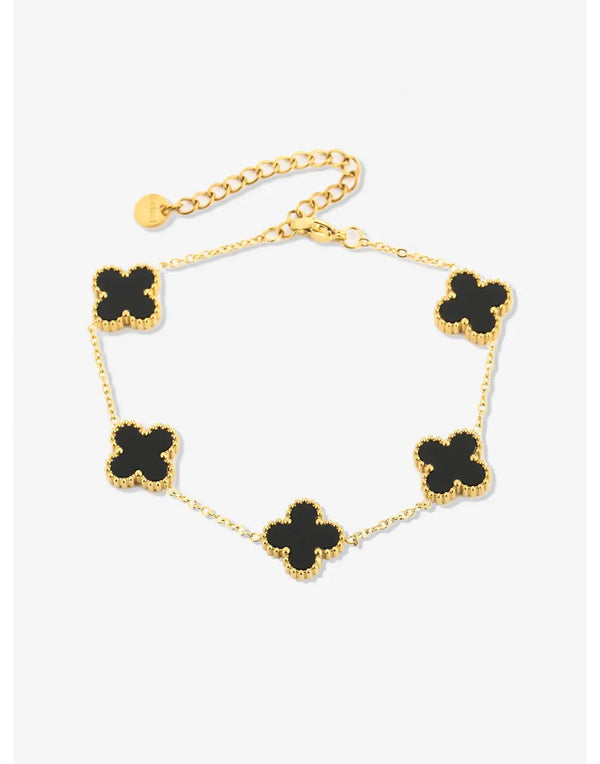 Mia – Five Leaf Clover Design – Symbol of Good Luck & Prosperity