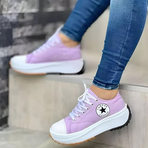 Canvas – Platform Sneakers for Women – Trendy & Comfortable