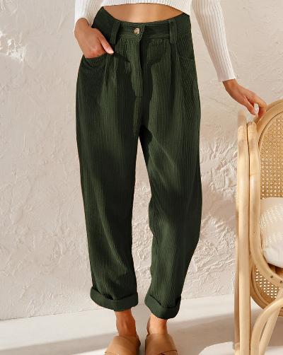 Lucy - High Waisted Flowy Suit Trousers