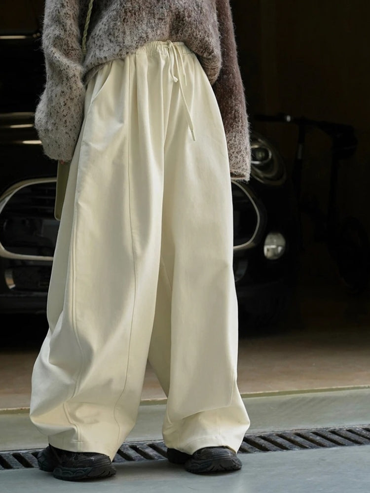 Ruth - Drawstring Wide Leg Pants