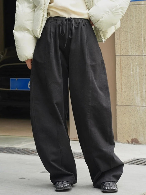 Ruth - Drawstring Wide Leg Pants