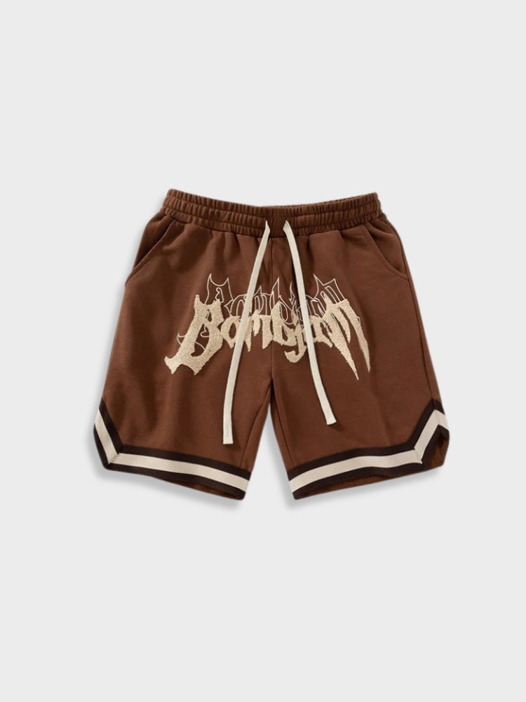 Caden - Embroided Streetwear Shorts